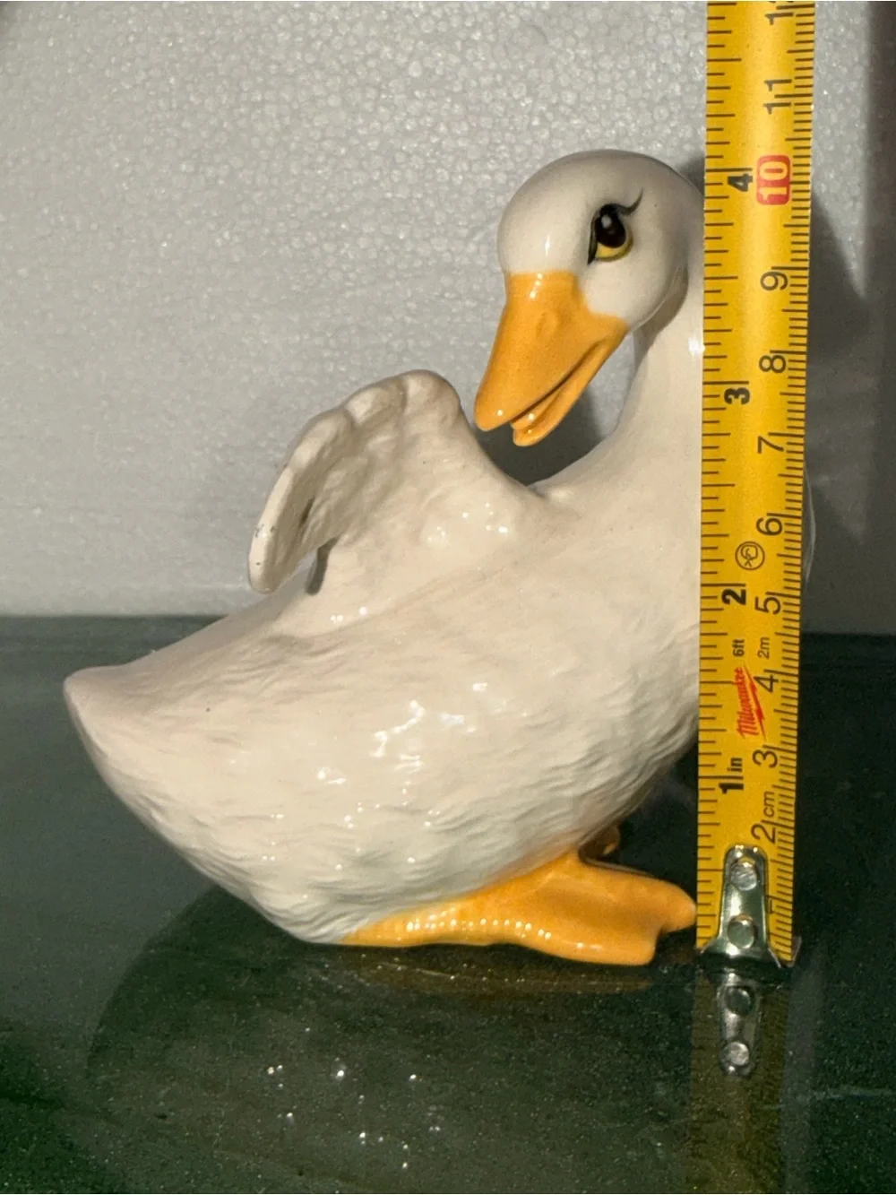 Vintage Ceramic Swan Goose Geese Duck 4”